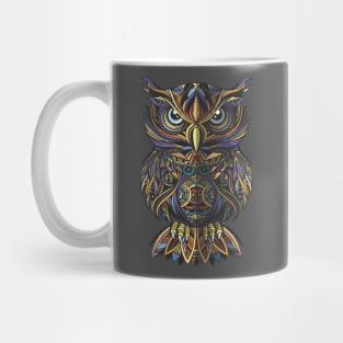 Vivid Geometry Owl Tee Mug